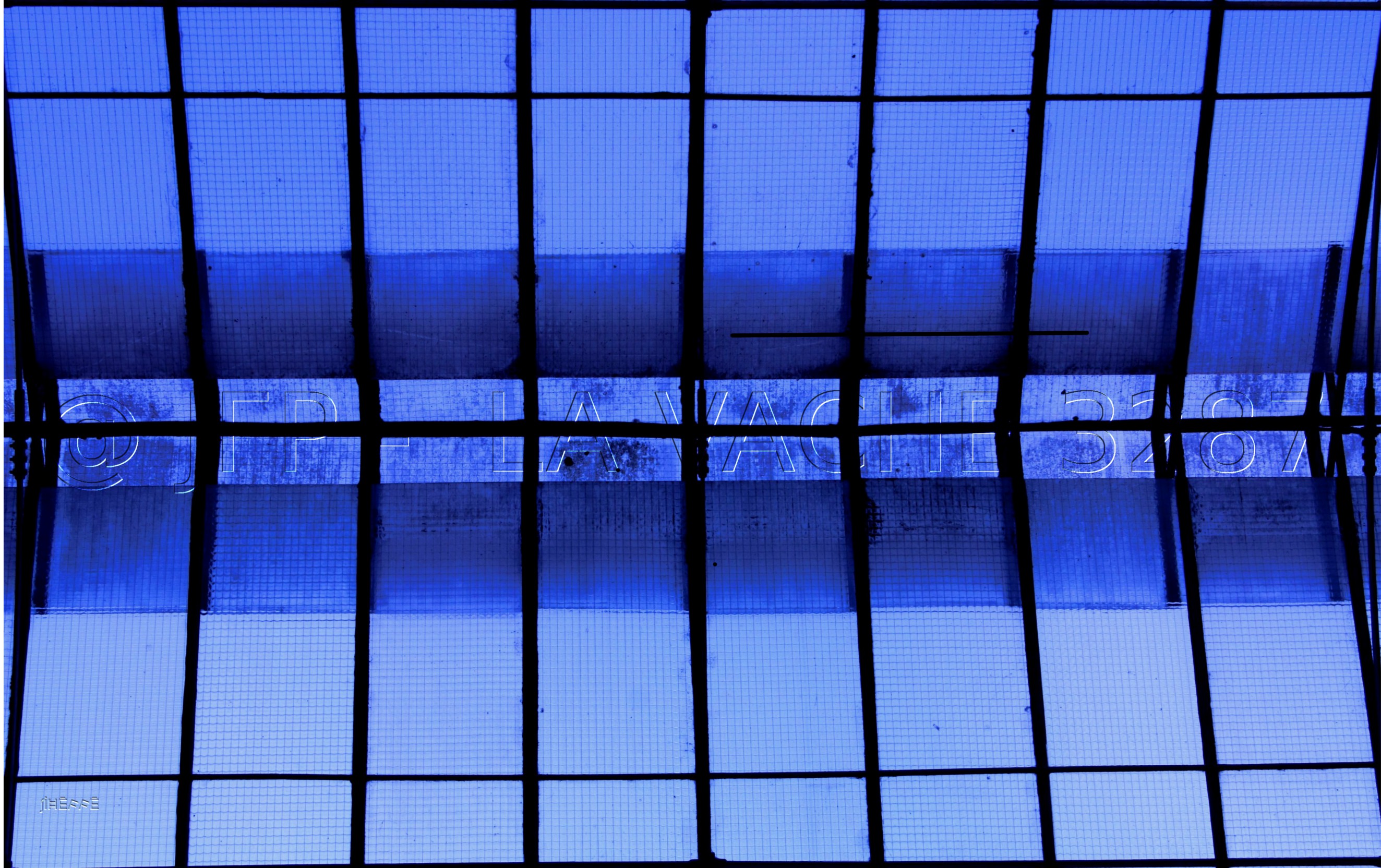 toit bleu passage Pommeraye